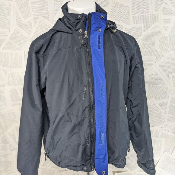 LL Bean Full Zip Nylon Windbreaker Medium - Picture 6 of 10